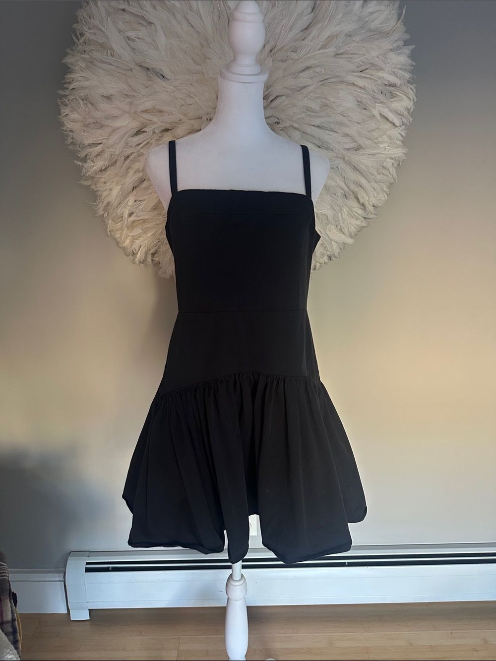 Abercrombie & Fitch Little Black Spaghetti Strap Mini Dress